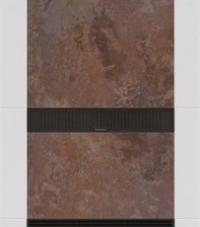 Передняя панель Salzburg L керамика Rusty, коричневая для версии с дополнительной надстройкой