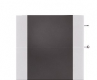 Фронтальная панель Salzburg M, керамика, черная (для версии с дополнительной надстройкой)
