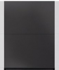 Передняя панель Salzburg XL керамика, черная, для версии с двумя дополнительными надстройками